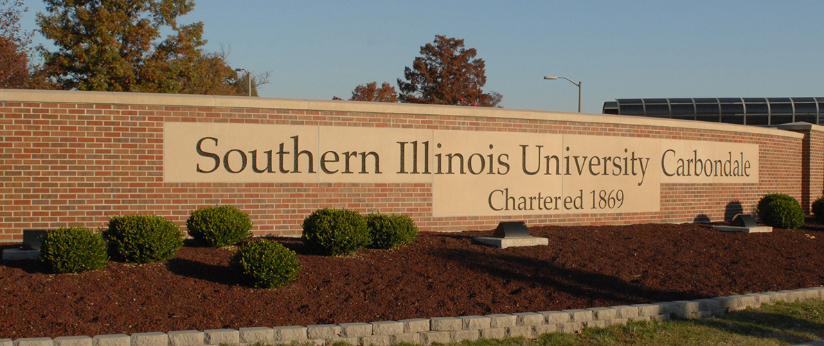 SIU Carbondale entrance sign